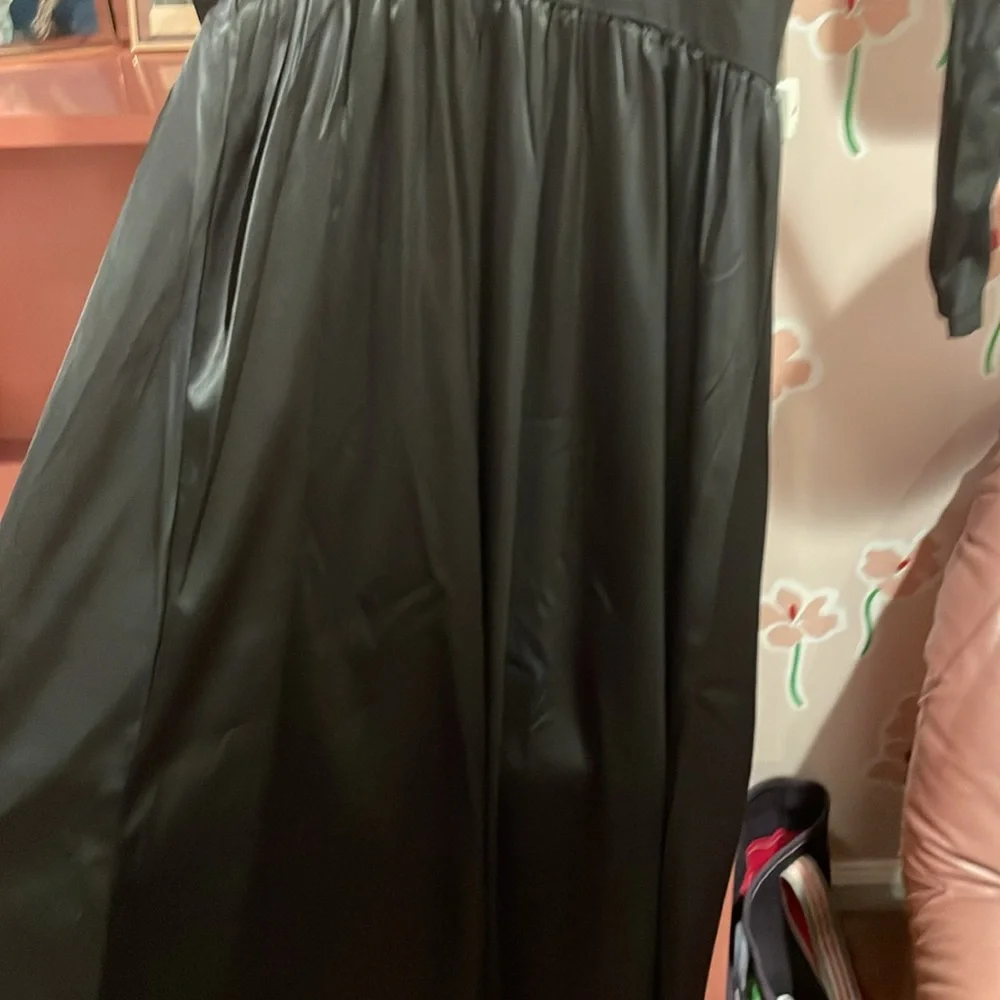 ByTess Black Satin Dress - Picture 3 of 5